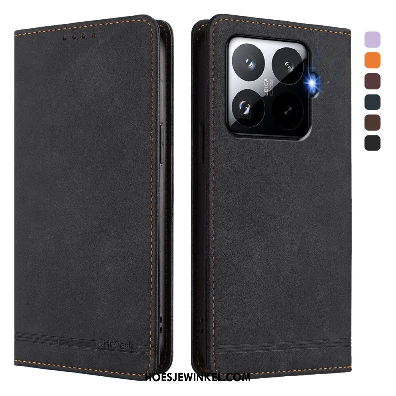 Folio-hoesje Voor Xiaomi 15t Pro Rfid-blokkering