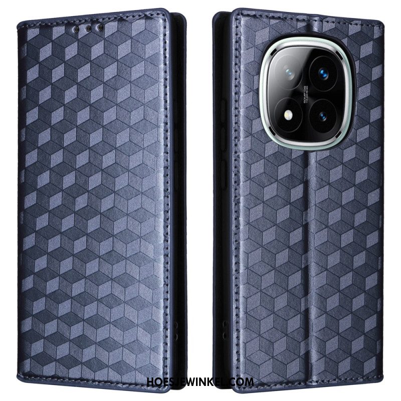 Folio-hoesje Voor Xiaomi Redmi Note 14 Pro 4g 3d Diamanten