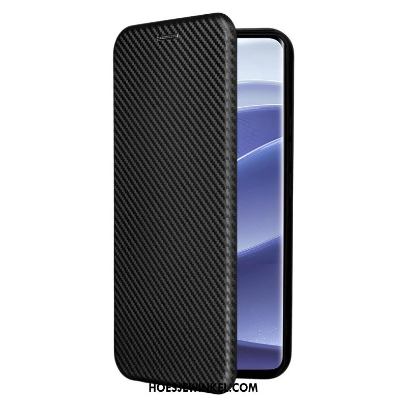 Folio-hoesje Voor Xiaomi Redmi Note 14 Pro 4g Koolstofvezel