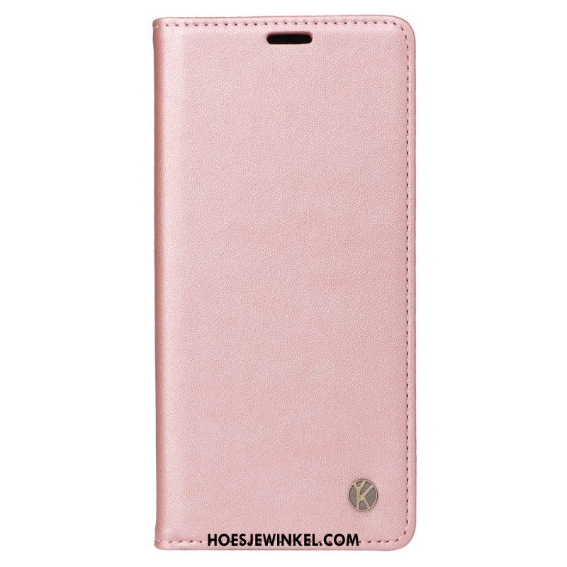 Folio-hoesje Voor Xiaomi Redmi Note 14 Pro 5g Yikatu Kunstleer