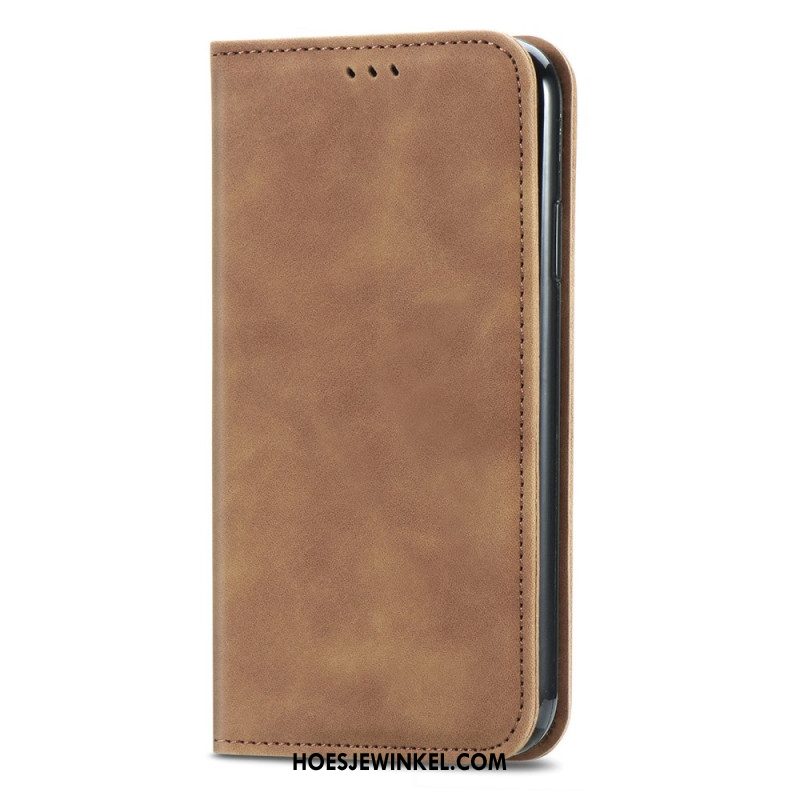 Folio-hoesje Voor Xiaomi Redmi Note 14 Pro Plus 5g Leerlook