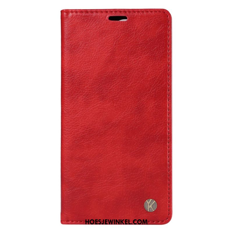 Folio-hoesje Voor Xiaomi Redmi Note 14 Pro Plus 5g Vintage Yikatu