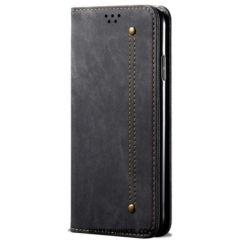 Folio-hoesje Voor Xiaomi Redmi Note 14s Denimstof