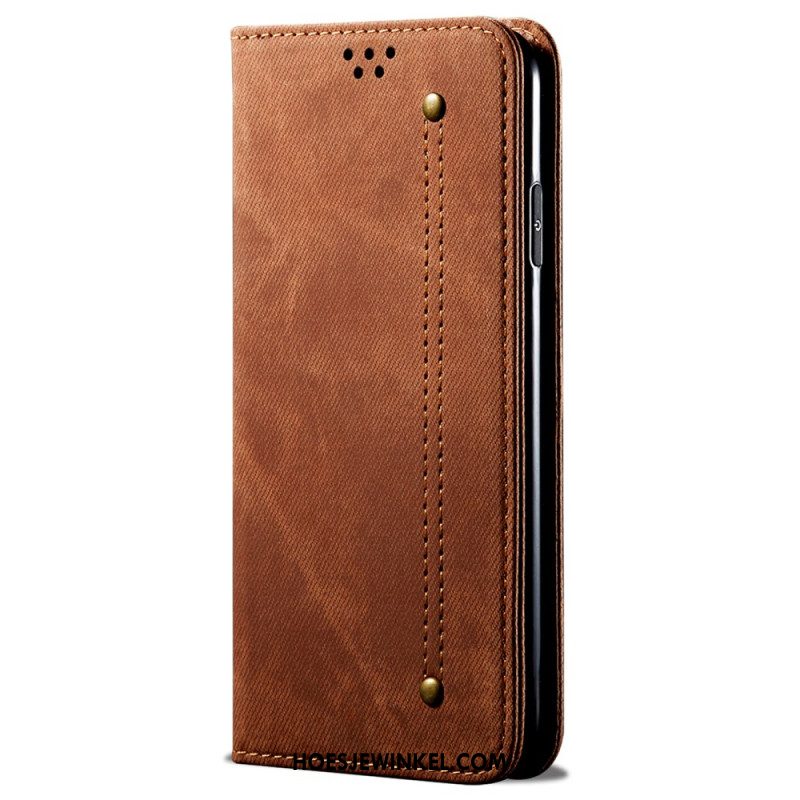Folio-hoesje Voor Xiaomi Redmi Note 14s Denimstof