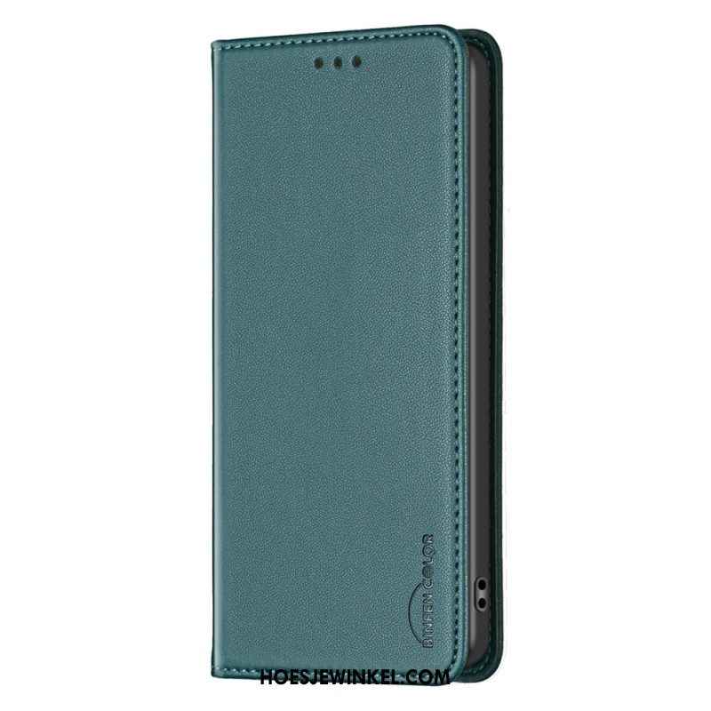 Folio-hoesje Voor Xiaomi Redmi Note 15 Pro Plus 5g Kunstleer Binfen Kleur