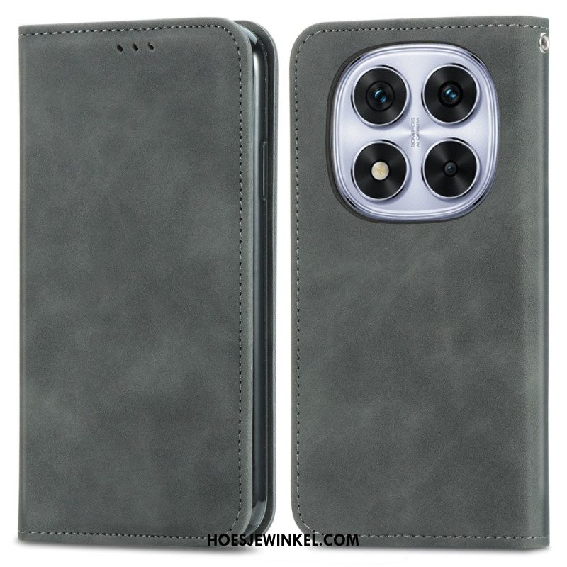 Folio-hoesje Voor Xiaomi Redmi Note 15 Pro Plus 5g Suède-effect