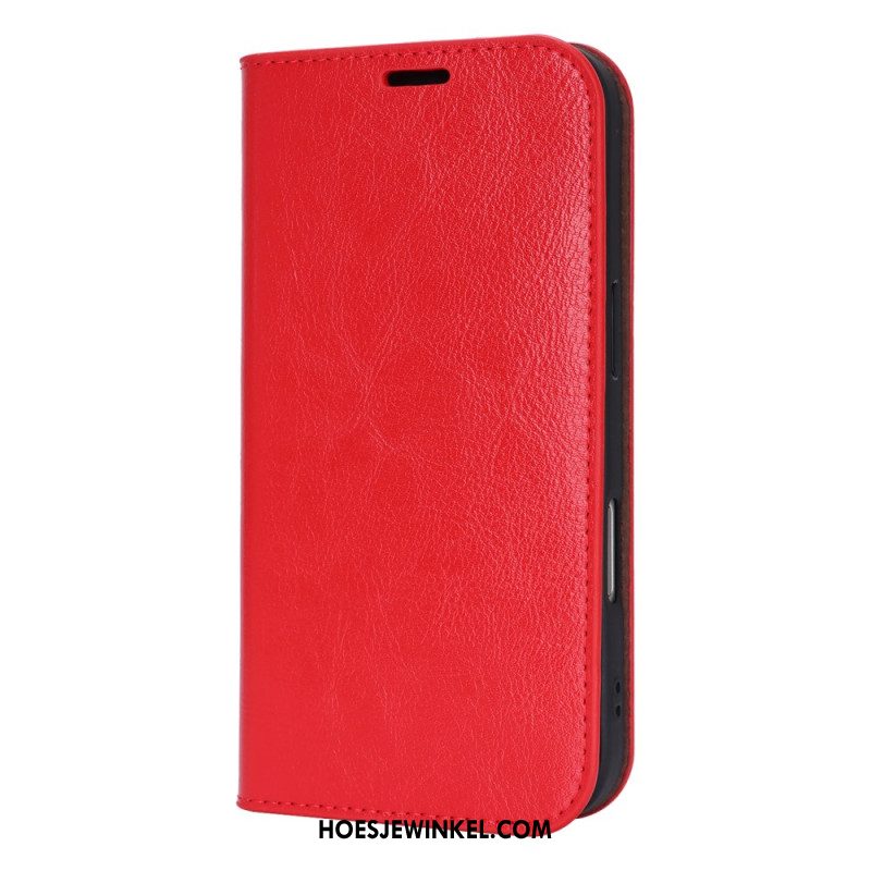 Folio-hoesje Voor iPhone 17 Leer