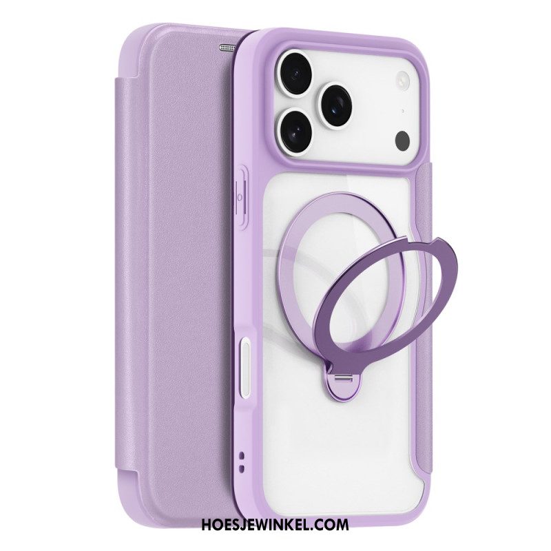Folio-hoesje Voor iPhone 17 Pro Max Magsafe Met Skin X Pro Series Dux Ducis Houder