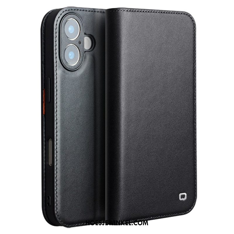 Folio-hoesje Voor iPhone 17 Qialino Leer