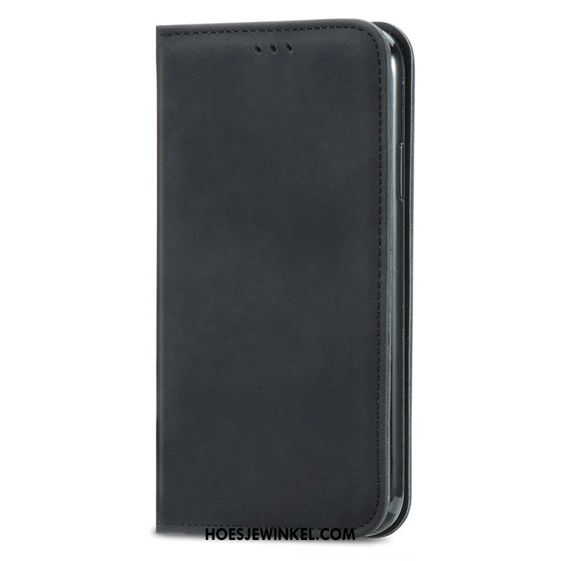 Folio-hoesje Xiaomi 14t Suède Stijl Bescherming Hoesje