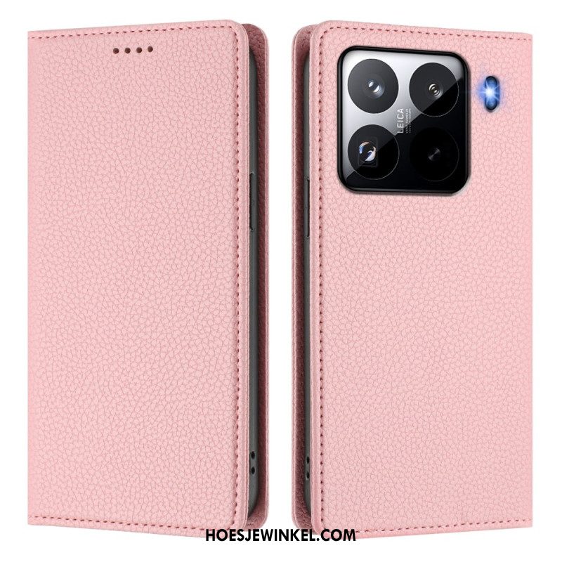 Folio-hoesje Xiaomi 15 Pro Rfid-blokkerend Kunstleer