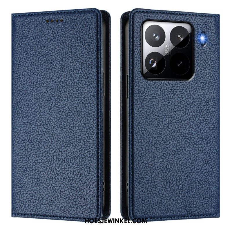 Folio-hoesje Xiaomi 15 Pro Rfid-blokkerend Kunstleer