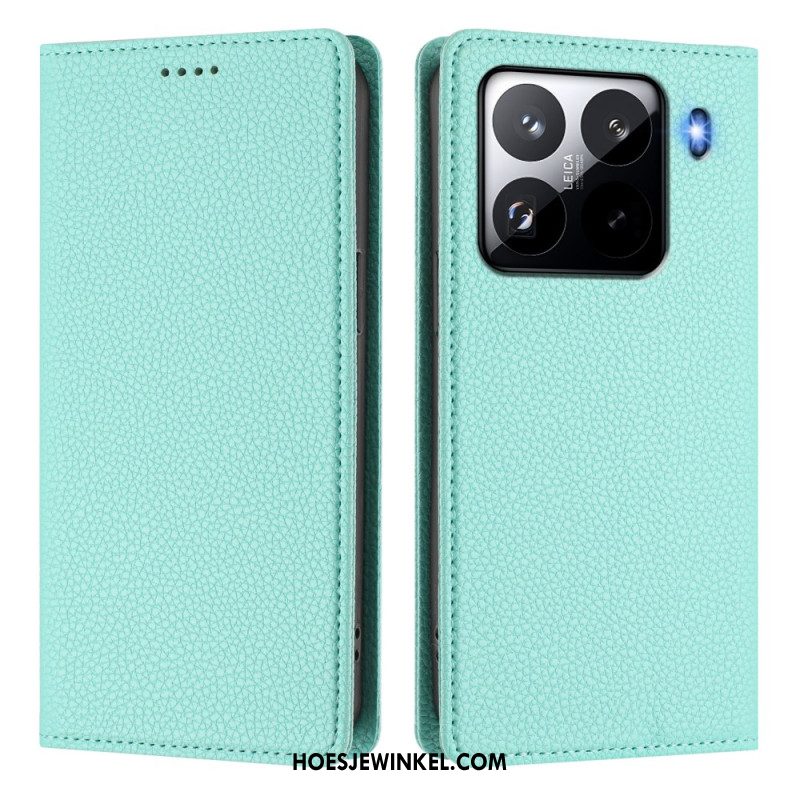 Folio-hoesje Xiaomi 15 Pro Rfid-blokkerend Kunstleer