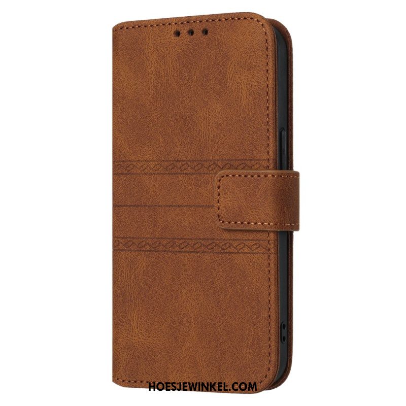 Folio-hoesje Xiaomi 15 Telefoonhoesje Dubbele Fries