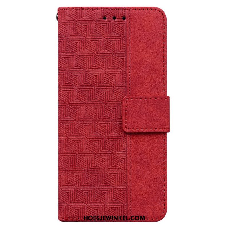 Folio-hoesje Xiaomi 15 Telefoonhoesje Geweven Design