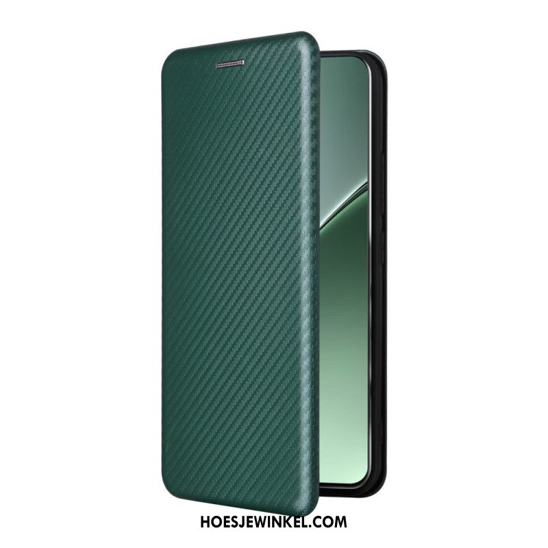 Folio-hoesje Xiaomi 15 Telefoonhoesje Koolstofvezel