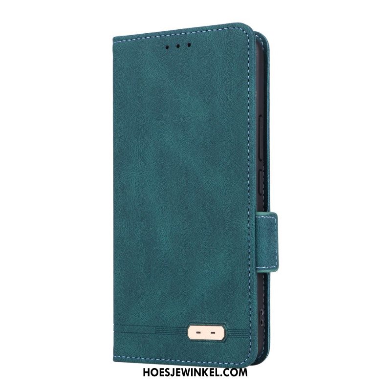 Folio-hoesje Xiaomi 15 Telefoonhoesje Portemonnee Met Metallic Decoratie