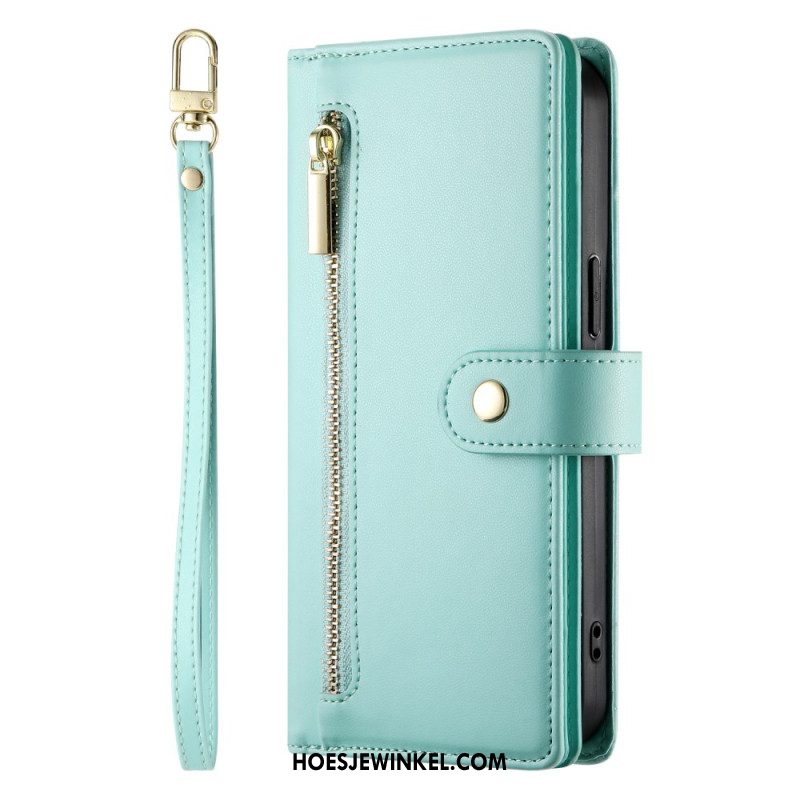 Folio-hoesje Xiaomi 15 Ultra Portemonnee Met Band En Schouderband