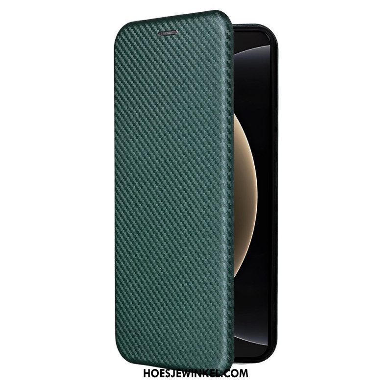 Folio-hoesje Xiaomi 15 Ultra Telefoonhoesje Geborsteld Koolstofvezel