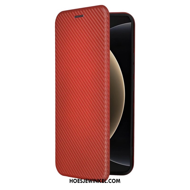 Folio-hoesje Xiaomi 15 Ultra Telefoonhoesje Geborsteld Koolstofvezel