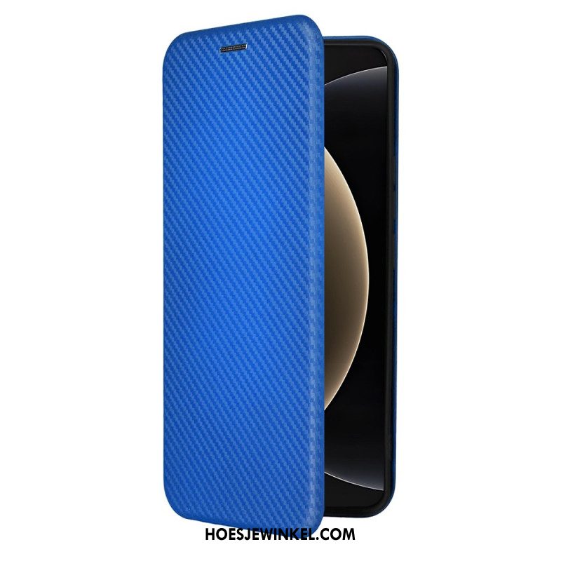 Folio-hoesje Xiaomi 15 Ultra Telefoonhoesje Geborsteld Koolstofvezel