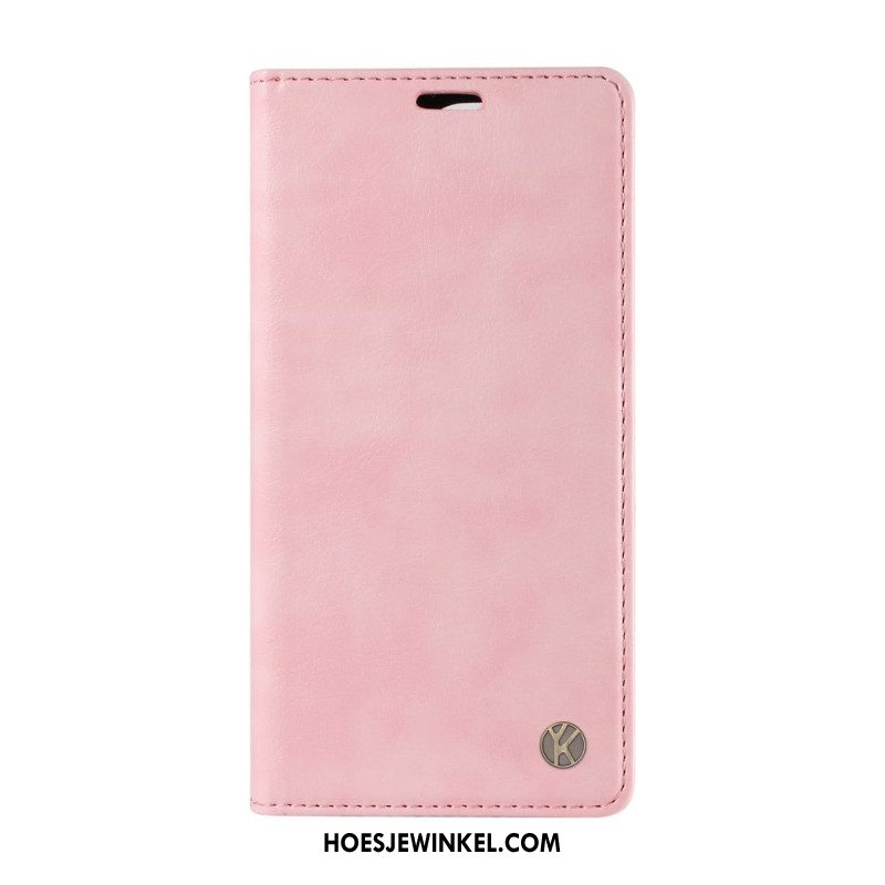 Folio-hoesje Xiaomi 15 Ultra Yikatu Lychee Imitatieleer Leer