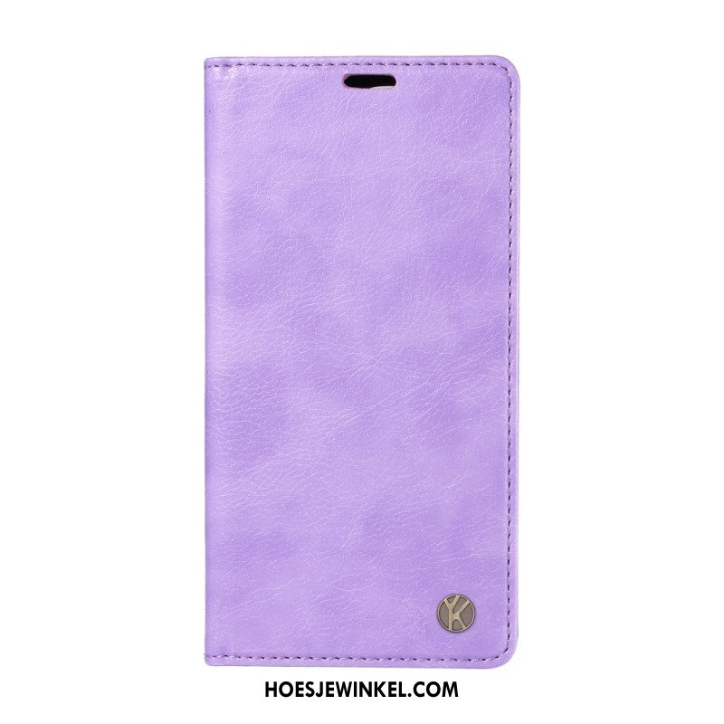 Folio-hoesje Xiaomi 15 Ultra Yikatu Lychee Imitatieleer Leer