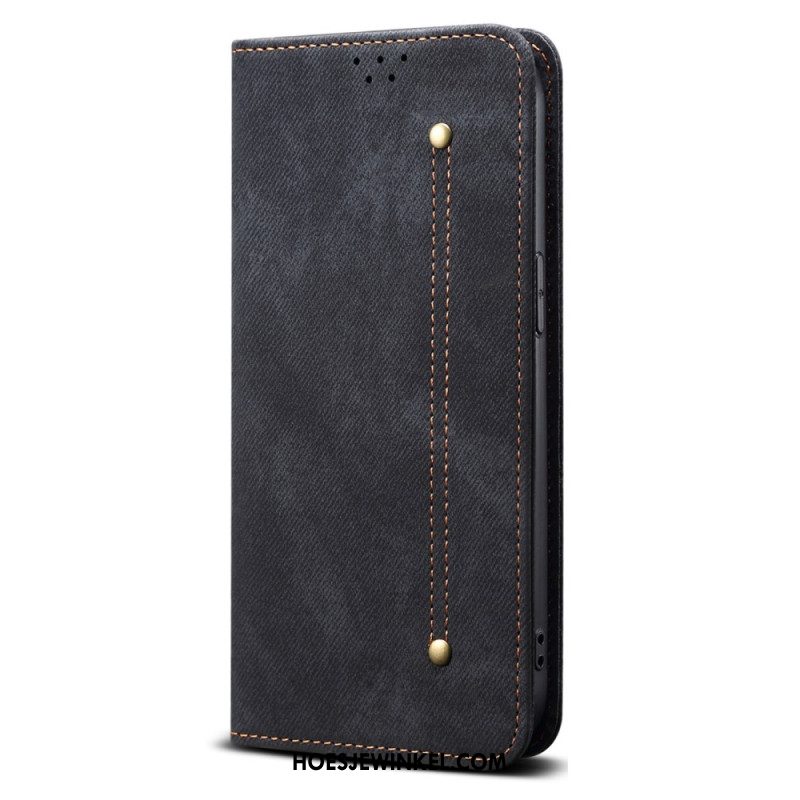 Folio-hoesje Xiaomi 15t Denimstof