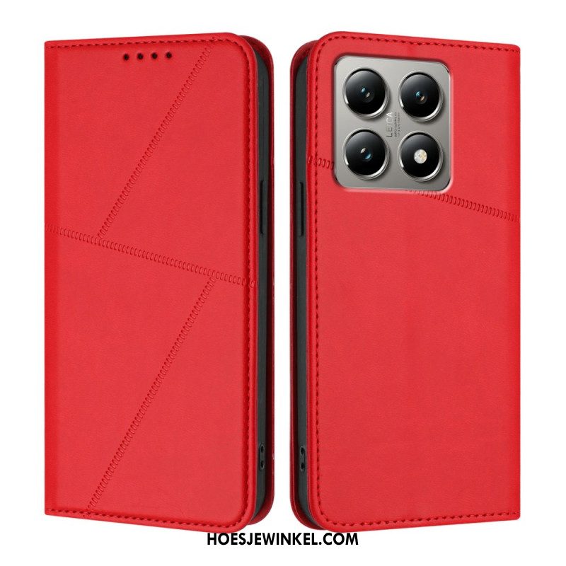 Folio-hoesje Xiaomi 15t Lijnen Bescherming Hoesje