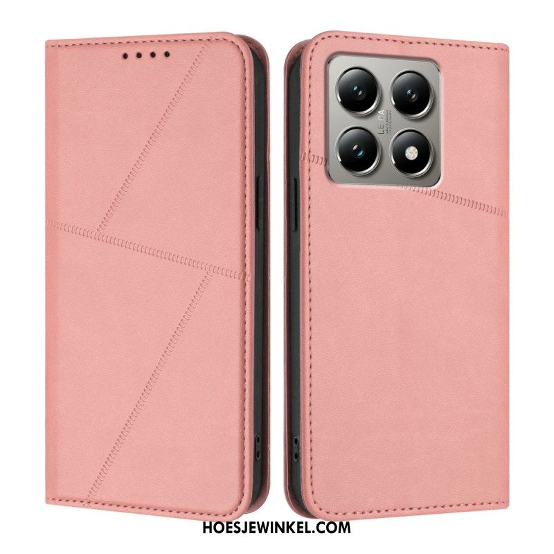 Folio-hoesje Xiaomi 15t Lijnen Bescherming Hoesje