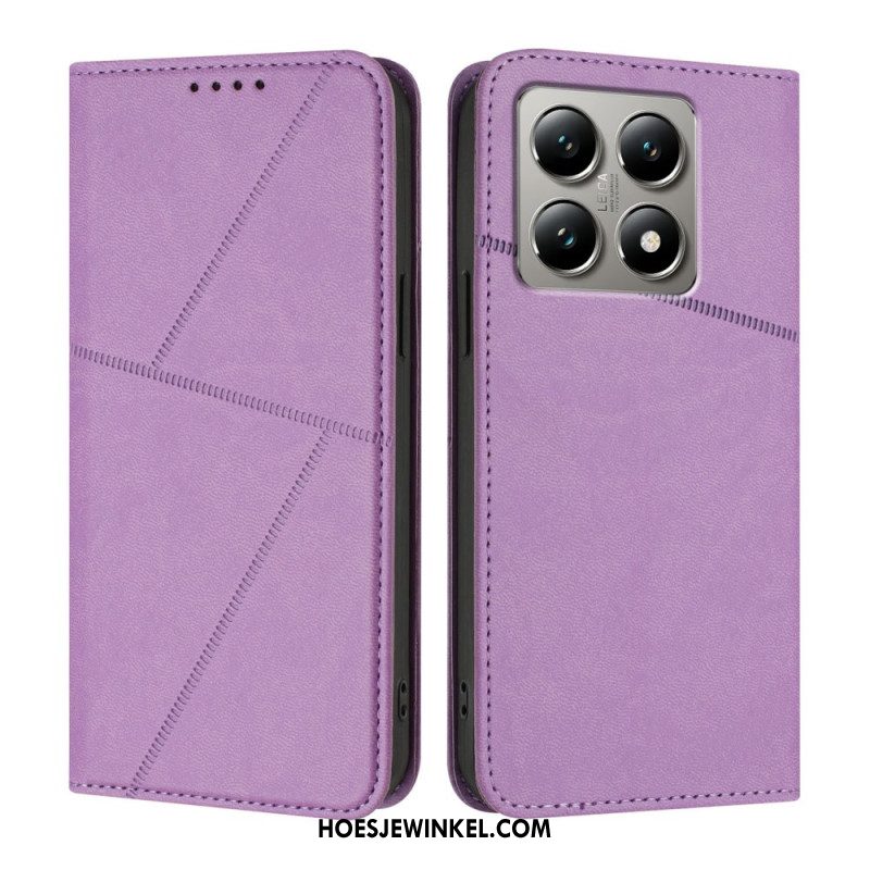 Folio-hoesje Xiaomi 15t Lijnen Bescherming Hoesje