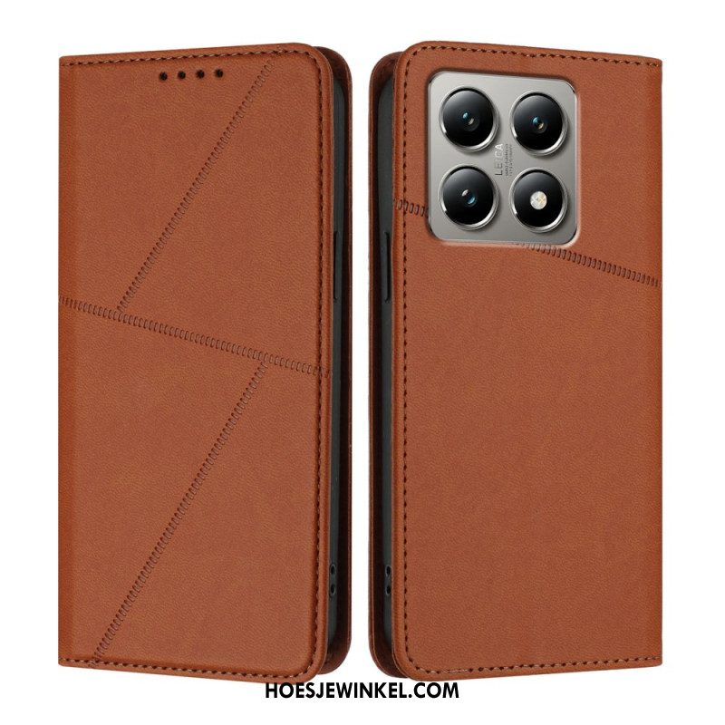 Folio-hoesje Xiaomi 15t Lijnen Bescherming Hoesje