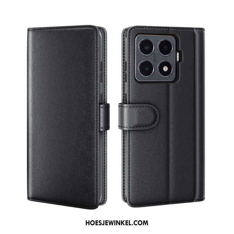 Folio-hoesje Xiaomi 15t Pro Echt Leer
