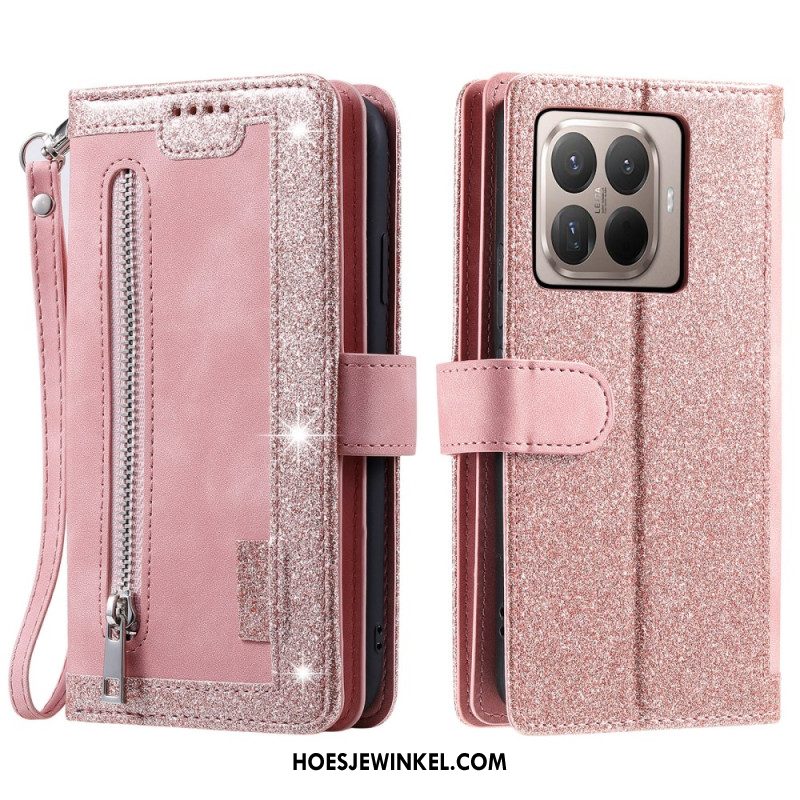 Folio-hoesje Xiaomi 15t Pro Portemonnee Met 9 Kaartsleuven