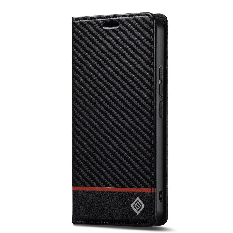 Folio-hoesje Xiaomi 15t Pro Telefoonhoesje Koolstof Vezel