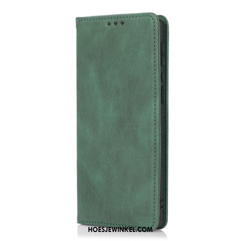 Folio-hoesje Xiaomi 15t Suède-effect Bescherming Hoesje