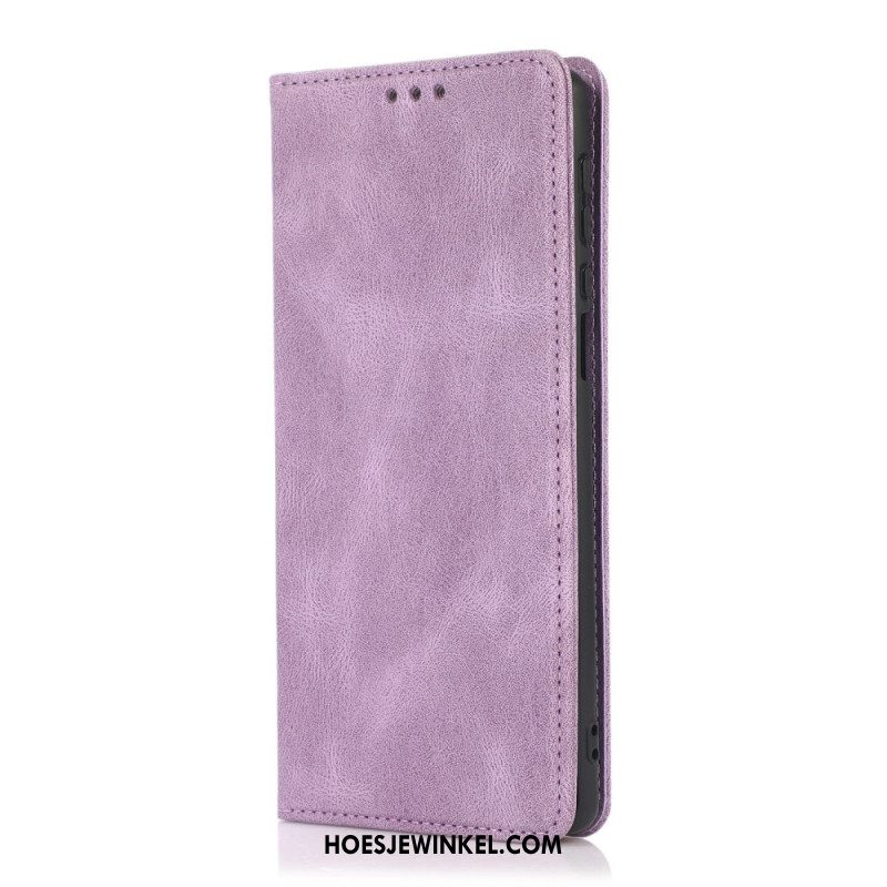 Folio-hoesje Xiaomi 15t Suède-effect Bescherming Hoesje
