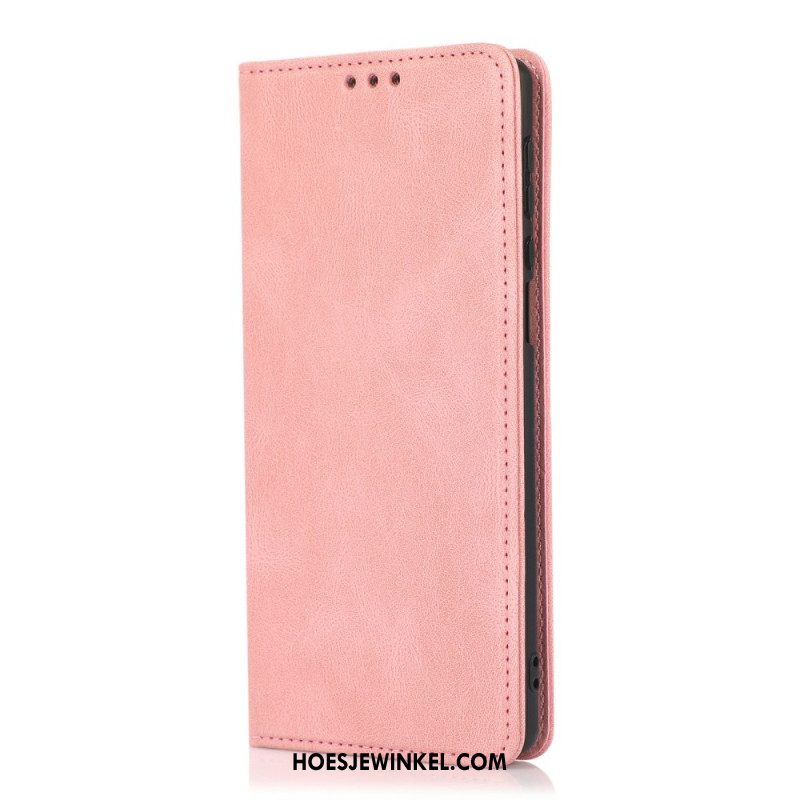 Folio-hoesje Xiaomi 15t Suède-effect Bescherming Hoesje