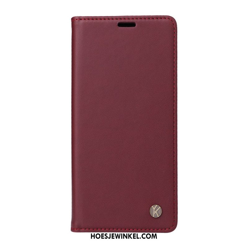 Folio-hoesje Xiaomi 15t Telefoonhoesje Mat Imitatieleer
