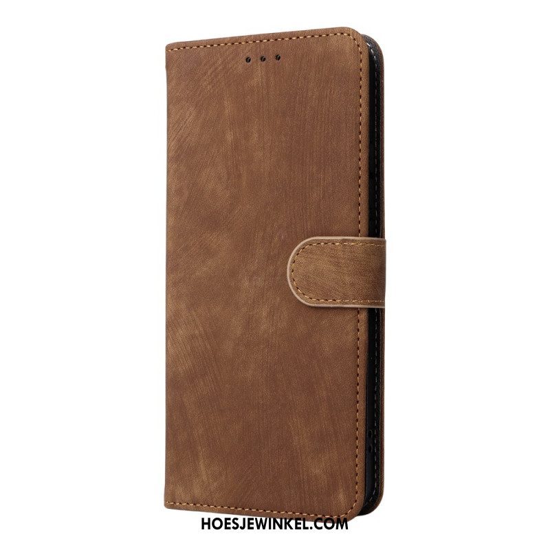 Folio-hoesje Xiaomi 15t Telefoonhoesje Suède-effect Met Rfid-bescherming