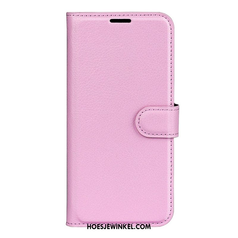 Folio-hoesje Xiaomi 17 Klassiek Lychee Kunstleer