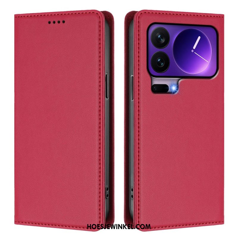 Folio-hoesje Xiaomi 17 Pro Magnetische Sluiting En Rfid-bescherming