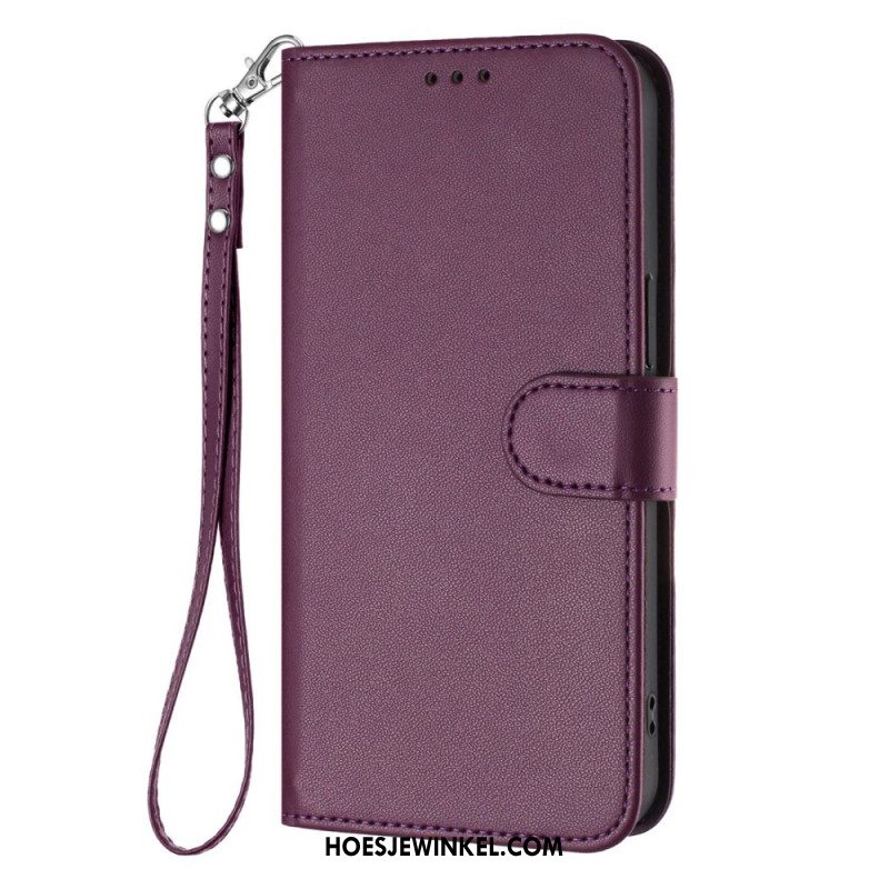 Folio-hoesje Xiaomi 17 Pro Max Telefoonhoesje Effen Lederlook