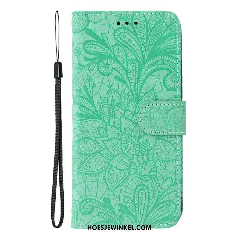 Folio-hoesje Xiaomi 17 Pro Telefoonhoesje Bloemenkantpatroon