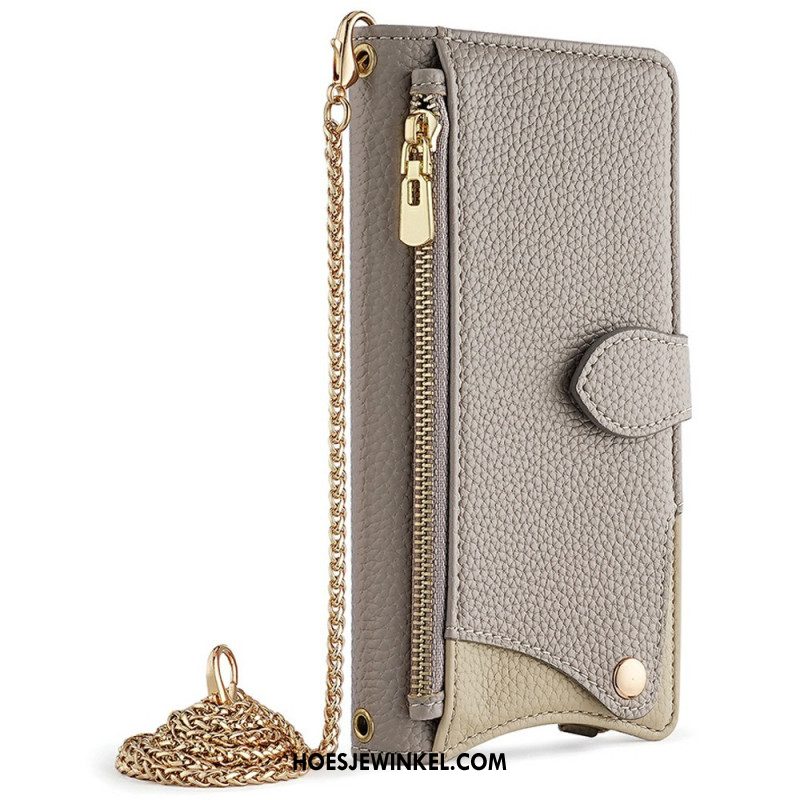 Folio-hoesje Xiaomi 17 Pro Telefoonhoesje Portemonnee Met Ketting