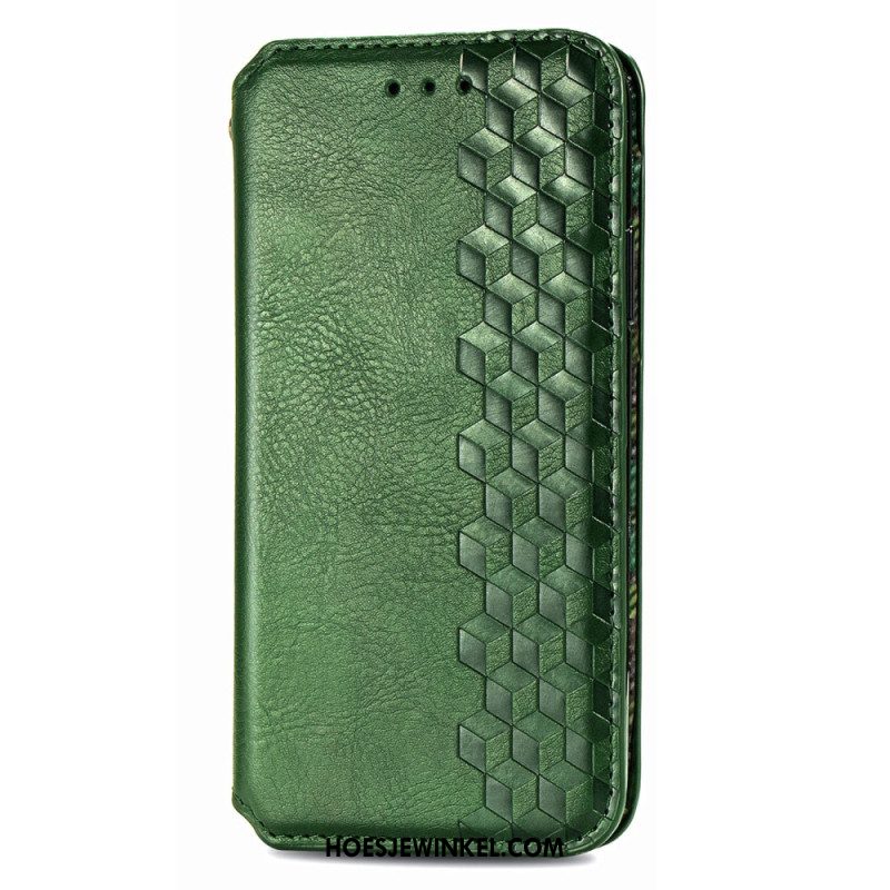 Folio-hoesje Xiaomi 17 Pro Telefoonhoesje Vintage Diamantpatroon