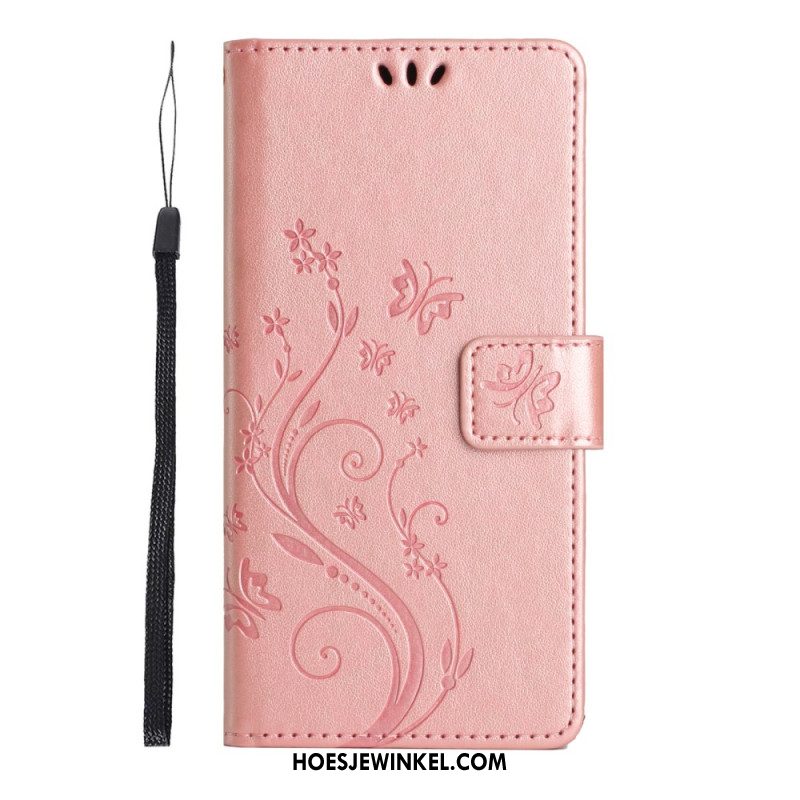 Folio-hoesje Xiaomi 17 Pro Telefoonhoesje Vlinders En Bloemen
