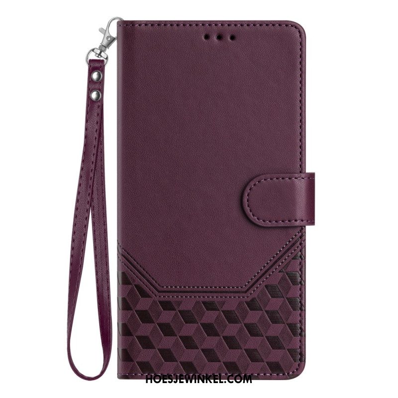 Folio-hoesje Xiaomi 17 Telefoonhoesje Honingraatpatroon