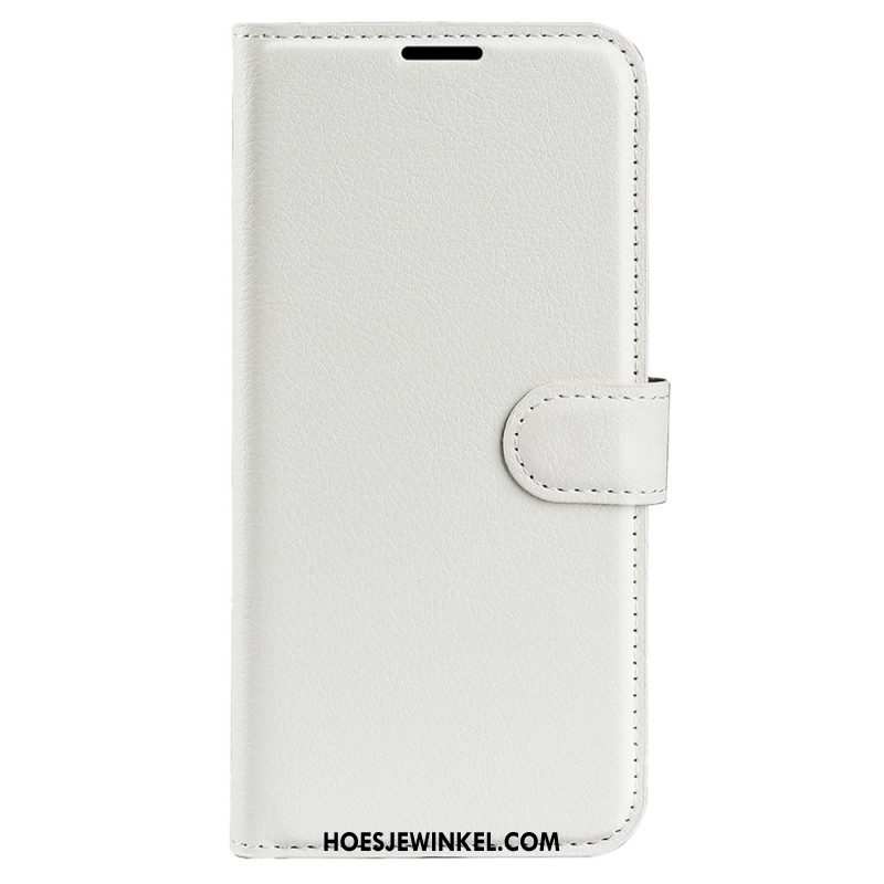Folio-hoesje Xiaomi Redmi Note 13 Pro 4g Klassiek Litchi Kunstleer
