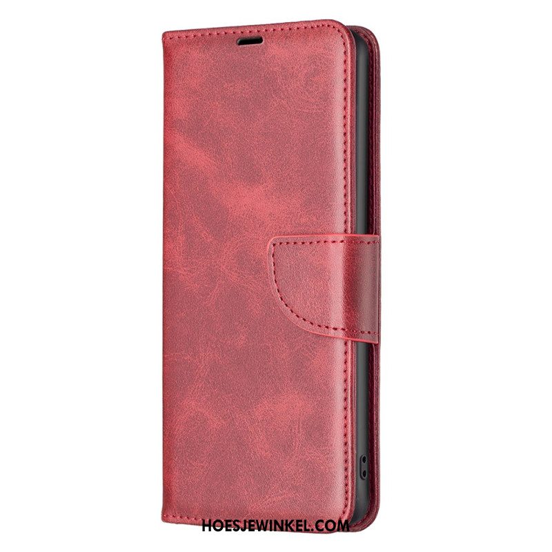 Folio-hoesje Xiaomi Redmi Note 13 Pro 4g Telefoonhoesje Ledereffect Met Riem